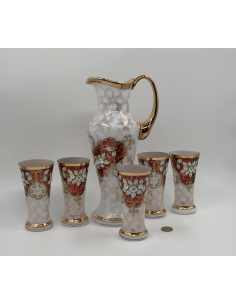 Vase et coupe porcelaine