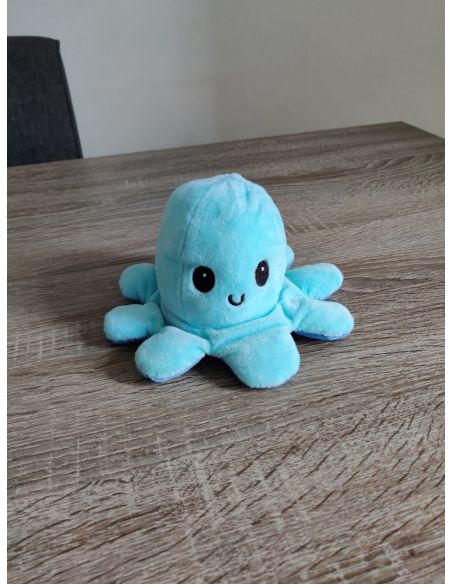 Peluche pieuvre réversible en fonction de votre humeur