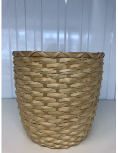 Decoratieve rieten vaas