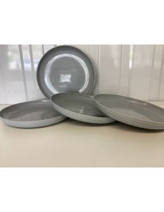 Assiettes en plastique x4
