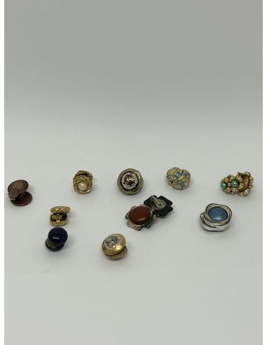 Lot de 10 paires de boucles d’oreilles