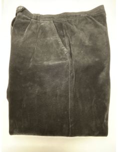 Pantalon en cuir noir...