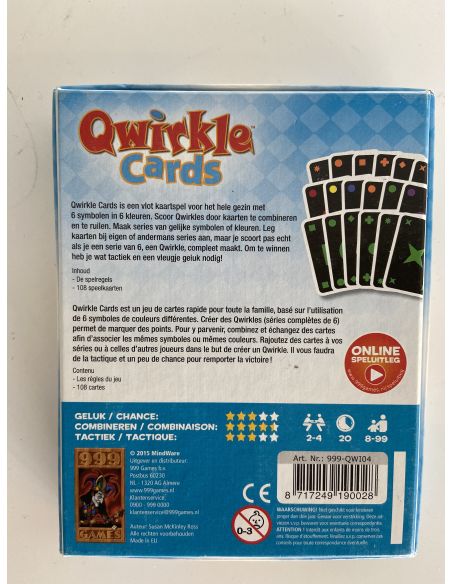 Qwirkle Cards